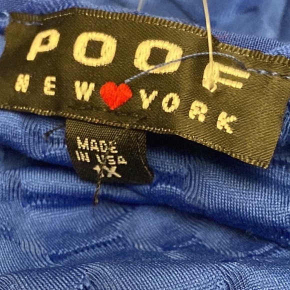 Poof New York Plus Size 1x Pullover Elastic Waist V Criss Cross Neckline Dress - Picture 3 of 6